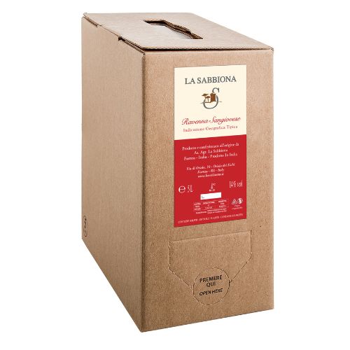 Ravenna Sangiovese IGT Bag in Box 5L - La Sabbiona - Agriturismo e Cantina  a Faenza